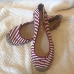 Franco Sarto Striped Espadrilles